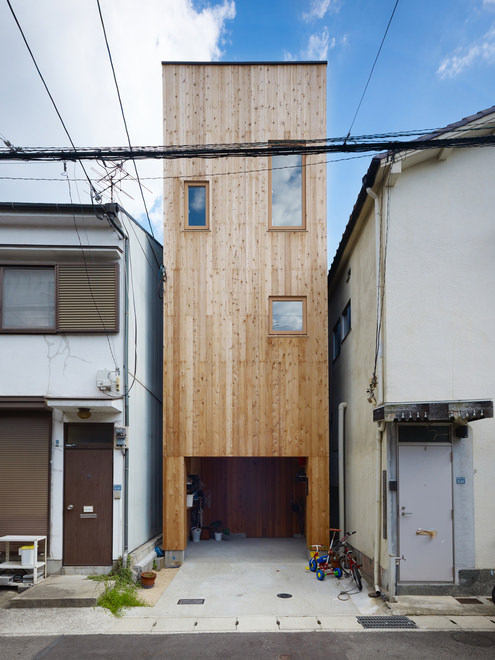 六甲の狭小住宅2 神戸 建築面積 約6 7坪 施工例 建築家の住宅をプロデュースするザウス